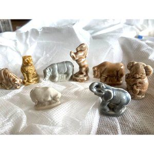 Wade England Red Rose Tea pet series Ceramic 8pc Figurines